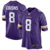 Kirk Cousins Minnesota Vikings Game Jersey - Purple Nfl - Robokeg