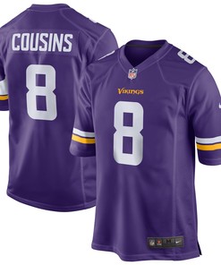 Kirk Cousins Minnesota Vikings Game Jersey - Purple Nfl - Robokeg