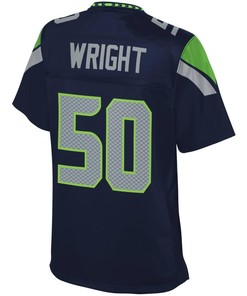 K.j. Wright Seattle Seahawks Nfl Pro Line Womens Player Jersey - College Navy - Robokeg