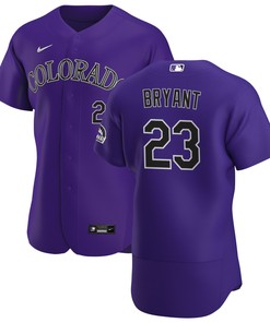 Kris Bryant 23 Colorado Rockies Alternate Jersey - Purple Jersey - Robokeg