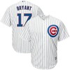 Kris Bryant Chicago Cubs Big And Tall Official Cool Base Player Jersey - White Royal - Robokeg