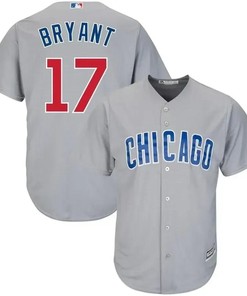 Kris Bryant Chicago Cubs Cool Base Player Jersey - Gray - Robokeg