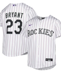 Kris Bryant Colorado Rockies Home Replica Player Jersey - White Mlb Ver 1 - Robokeg