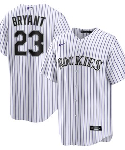 Kris Bryant Colorado Rockies Replica Player Jersey - White/purple Mlb - Robokeg