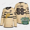Kris Letang 58 Pittsburgh Penguins 2023 Winter Classic Cream Jersey - Robokeg