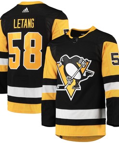 Kris Letang Pittsburgh Penguins Adidas Home Primegreen Authentic Pro Player Jersey - Black Nhl - Robokeg