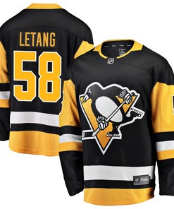 Kris Letang Pittsburgh Penguins Fanatics Branded Breakaway Player Jersey - Black Nhl - Robokeg