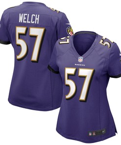 Kristian Welch Baltimore Ravens Womens Game Jersey - Purple Nfl - Robokeg