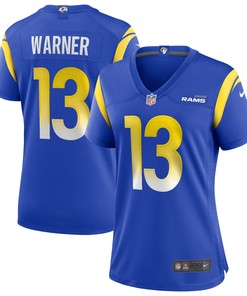 Kurt Warner Los Angeles Rams Womens Game Retired Player Jersey - Royal Nfl - Robokeg