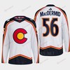 Kurtis MacDermid 56 Reverse Retro 2.0 2022 Colorado Avalanche White Jersey Primegreen - Robokeg