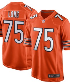 Kyle Long Chicago Bears Nike Alternate Game Jersey - Orange - Robokeg