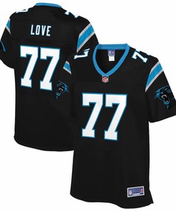 Kyle Love Carolina Panthers Nfl Pro Line Womens Team Color Player Jersey - Black - Robokeg