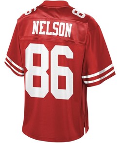 Kyle Nelson San Francisco 49ers Nfl Pro Line Team Player Jersey - Scarlet - Robokeg