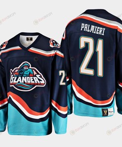 Kyle Palmieri 21 New York Islanders Navy Reverse Retro 2.0 Jersey 2022-23 - Robokeg