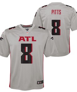 Kyle Pitts Atlanta Falcons Inverted Game Jersey - Gray Nfl - Robokeg