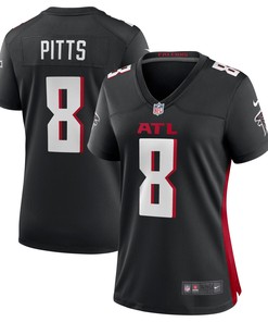 Kyle Pitts Atlanta Falcons Womens 2021 Nfl Draft First Round Pick Player Game Jersey - Black - Robokeg
