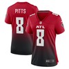 Kyle Pitts Atlanta Falcons Womens Alternate Game Jersey Red Nfl - Robokeg
