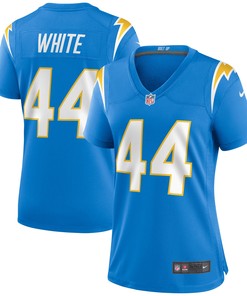Kyzir White Los Angeles Chargers Womens Game Jersey - Powder Blue Nfl - Robokeg