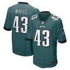 Kyzir White Philadelphia Eagles Game Jersey - Midnight Green Nfl - Robokeg