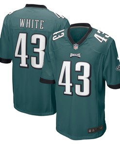 Kyzir White Philadelphia Eagles Game Jersey - Midnight Green Nfl - Robokeg