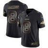 Lamar Jackson #8 Baltimore Ravens Nfl Explosion Legendary Gold Black Jersey - Robokeg