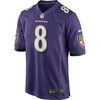 Lamar Jackson Baltimore Ravens 2018 Nfl Draft First Round Pick #2 Game Jersey - Purple - Robokeg