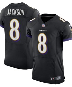 Lamar Jackson Baltimore Ravens Alternate Vapor Elite Player Jersey - Black Nfl - Robokeg