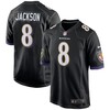Lamar Jackson Baltimore Ravens Game Jersey Black Nfl - Robokeg