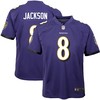 Lamar Jackson Baltimore Ravens Game Jersey - Purple Nfl - Robokeg