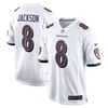 Lamar Jackson Baltimore Ravens Game Jersey - White Nfl - Robokeg
