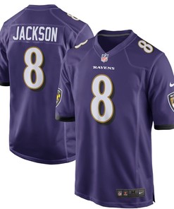 Lamar Jackson Baltimore Ravens Game Player Jersey Purple Nfl - Robokeg