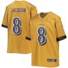 Lamar Jackson Baltimore Ravens Inverted Team Game Jersey - Gold Nfl - Robokeg