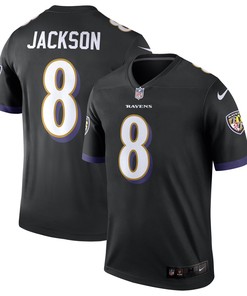 Lamar Jackson Baltimore Ravens Legend Jersey - Black Nfl - Robokeg