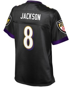 Lamar Jackson Baltimore Ravens Nfl Pro Line Womens Alternate Player Jersey - Black - Robokeg