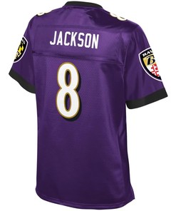 Lamar Jackson Baltimore Ravens Nfl Pro Line Womens Player Jersey - Purple - Robokeg