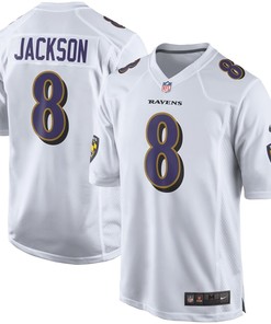 Lamar Jackson Baltimore Ravens Nike Game Event Jersey - White - Robokeg