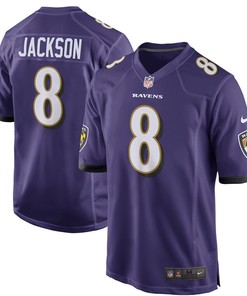 Lamar Jackson Baltimore Ravens Nike Game Jersey - Purple - Robokeg