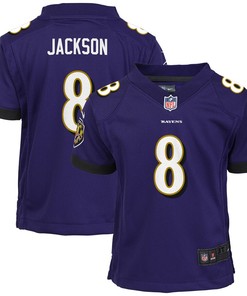 Lamar Jackson Baltimore Ravens Nike Preschool Game Jersey - Purple - Robokeg
