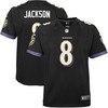 Lamar Jackson Baltimore Ravens Nike Youth Game Jersey - Black - Robokeg