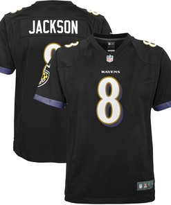 Lamar Jackson Baltimore Ravens Nike Youth Game Jersey - Black - Robokeg
