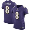 Lamar Jackson Baltimore Ravens Vapor Elite Player Jersey Purple Nfl - Robokeg