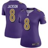 Lamar Jackson Baltimore Ravens Womens Color Rush Legend Player Jersey - Purple Nfl - Robokeg