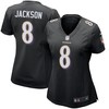 Lamar Jackson Baltimore Ravens Womens Game Event Jersey - Black Nfl - Robokeg