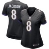 Lamar Jackson Baltimore Ravens Womens Game Jersey Black Nfl - Robokeg