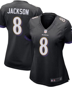Lamar Jackson Baltimore Ravens Womens Game Jersey Black Nfl - Robokeg