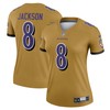 Lamar Jackson Baltimore Ravens Womens Inverted Legend Jersey - Gold Nfl - Robokeg