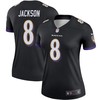 Lamar Jackson Baltimore Ravens Womens Legend Team Jersey - Black Nfl - Robokeg