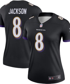Lamar Jackson Baltimore Ravens Womens Legend Team Jersey - Black Nfl - Robokeg