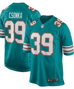 Larry Csonka Miami Dolphins Retired Player Jersey Aqua Nfl - Robokeg