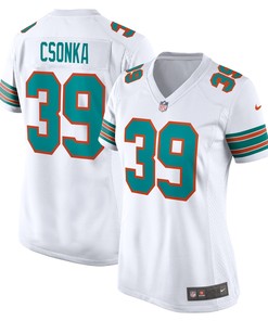 Larry Csonka Miami Dolphins Womens Retired Player Jersey White Nfl - Robokeg